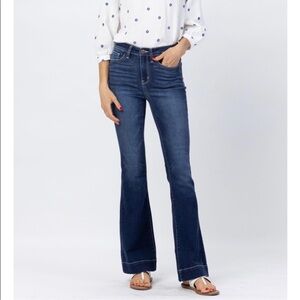 Judy Blue Dark Blue Flare Jeans